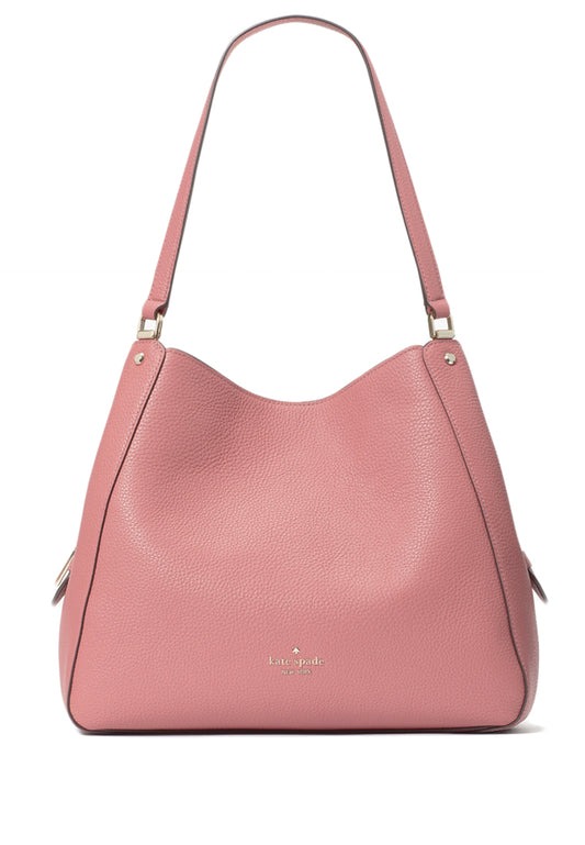 Kate Spade Leila Medium Triple Compartment Shoulder Bag - Pomegranate