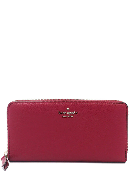 Kate Spade Jackson Large Continental Wallet - Cranberry Cocktail