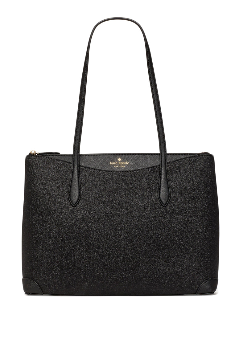 Kate Spade Shimmy Glitter Tote - Black