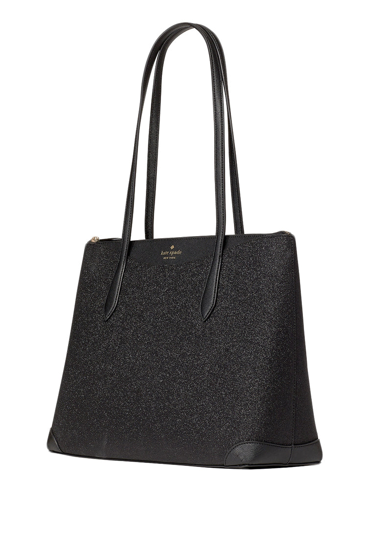 Kate Spade Shimmy Glitter Tote - Black