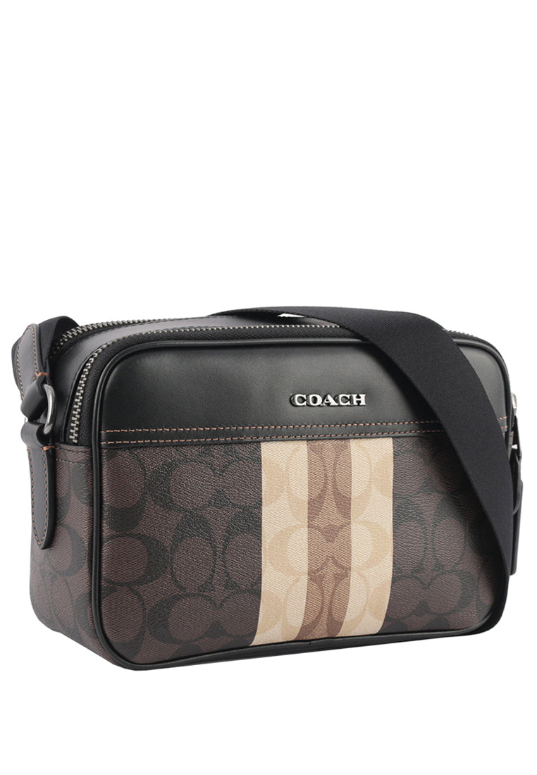 Coach Graham Pack In Blocked Signature Canvas With Varsity Stripe deals