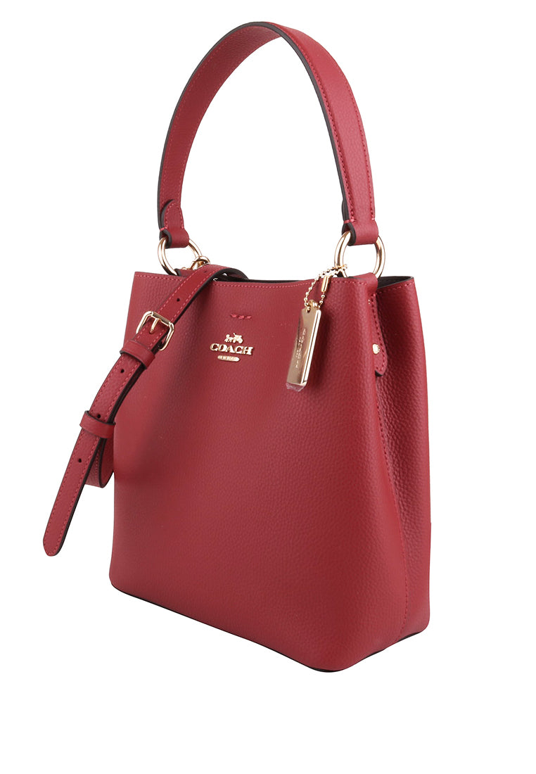 Coach deals Red Small Bucket Bag