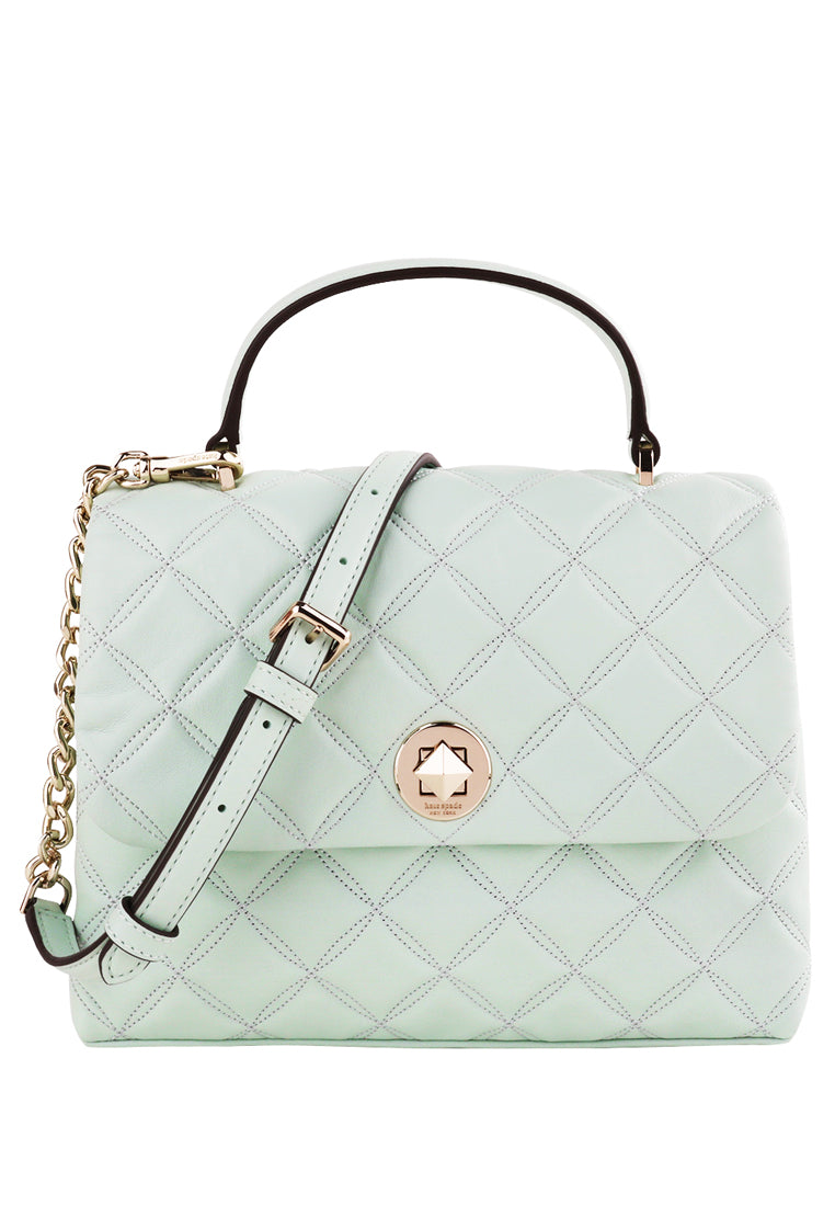 Kate Spade Natalia Top Handle Satchel - Green Blue