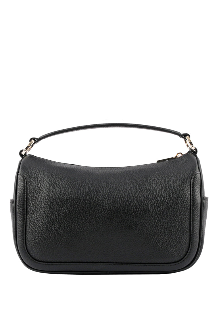 Kate Spade Smoosh Pebbled Leather Crossbody Bag - Black