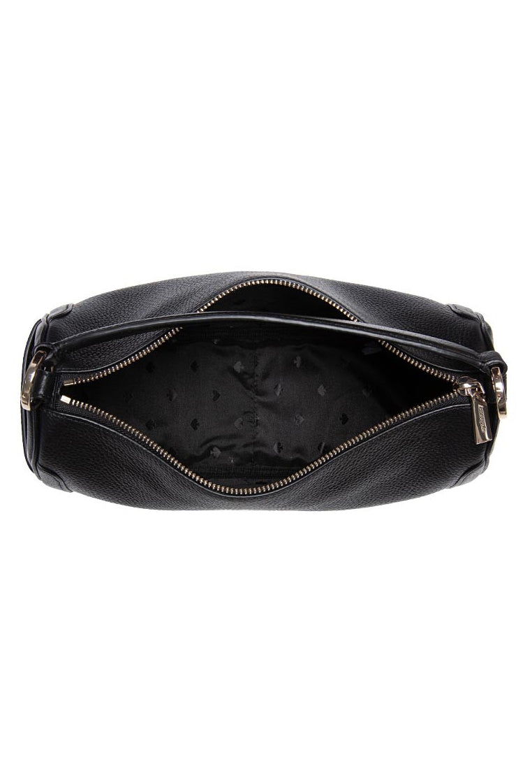 Kate Spade Smoosh Pebbled Leather Crossbody Bag - Black