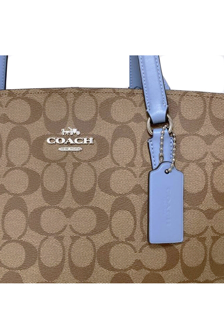 Coach Tatum Carryall In Signature Canvas - Brown/Mable Blue