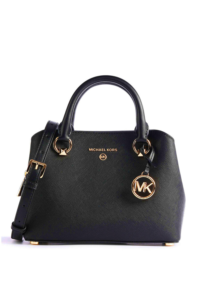 Michael Kors Edith Small Saffiano Leather Satchel - Black