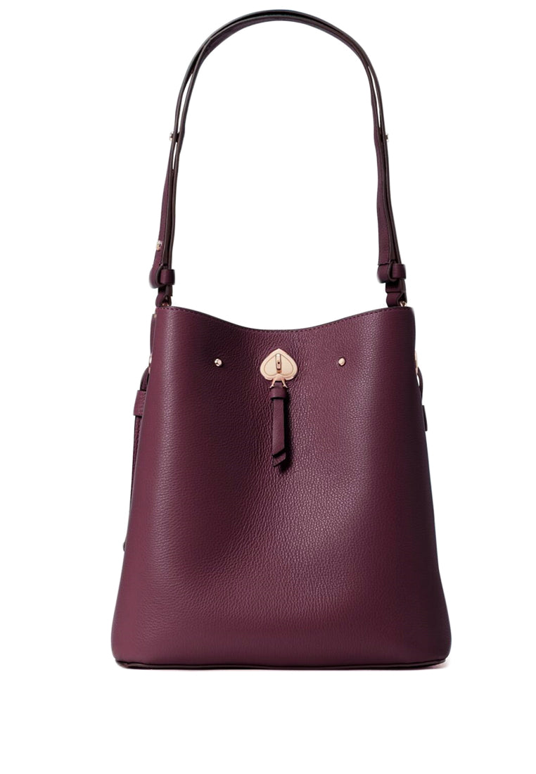 Kate Spade Marti Large Bucket Bag - Deep Berry