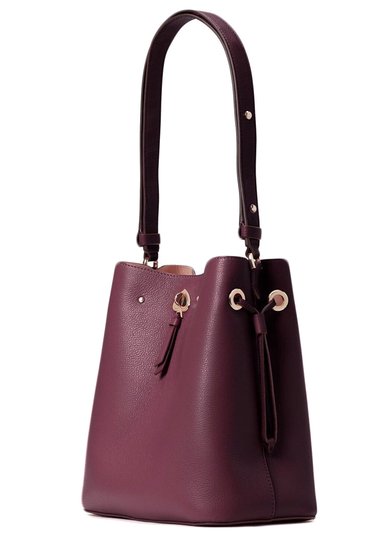 Kate Spade Marti Large Bucket Bag - Deep Berry