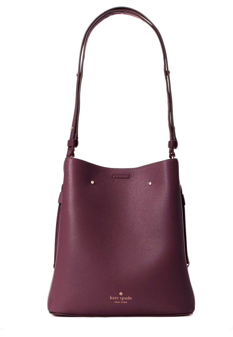 Kate Spade Marti Large Bucket Bag - Deep Berry