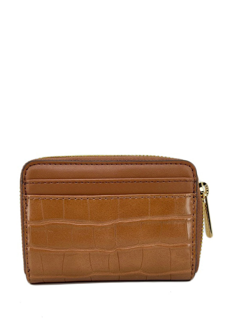 Michael Kors Jet Set Travel Medium Zip Around Card Case - Brown