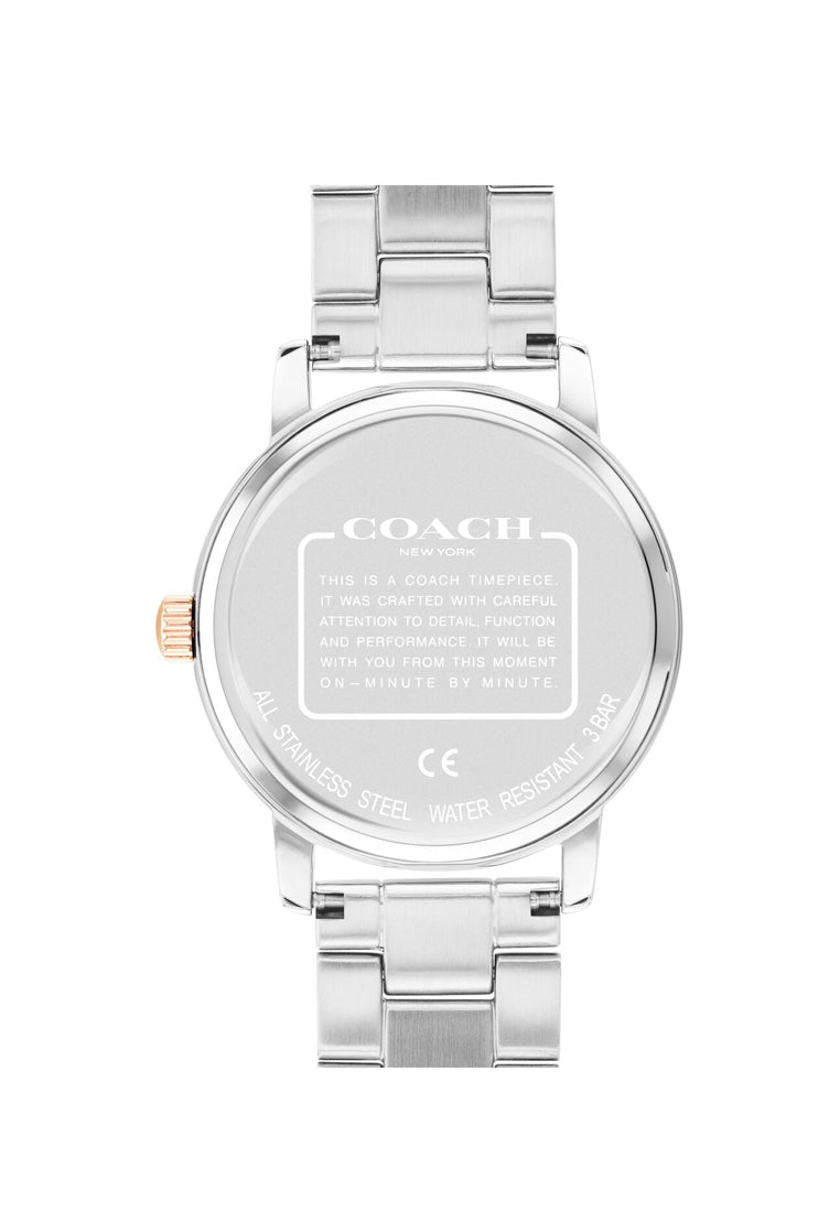 Coach Grand Carriage Ladies Watch (36mm) - Silver/Gold