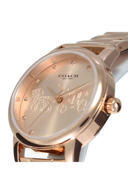 Coach Grand Carriage Ladies Watch (28mm) - Rose Gold