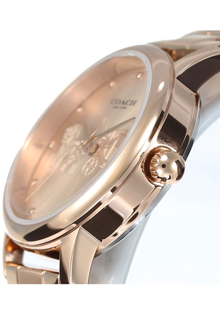 Coach Grand Carriage Ladies Watch (28mm) - Rose Gold