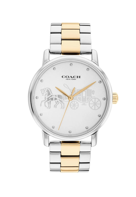 Coach Grand Ladies Watch (36mm) - Silver/Gold