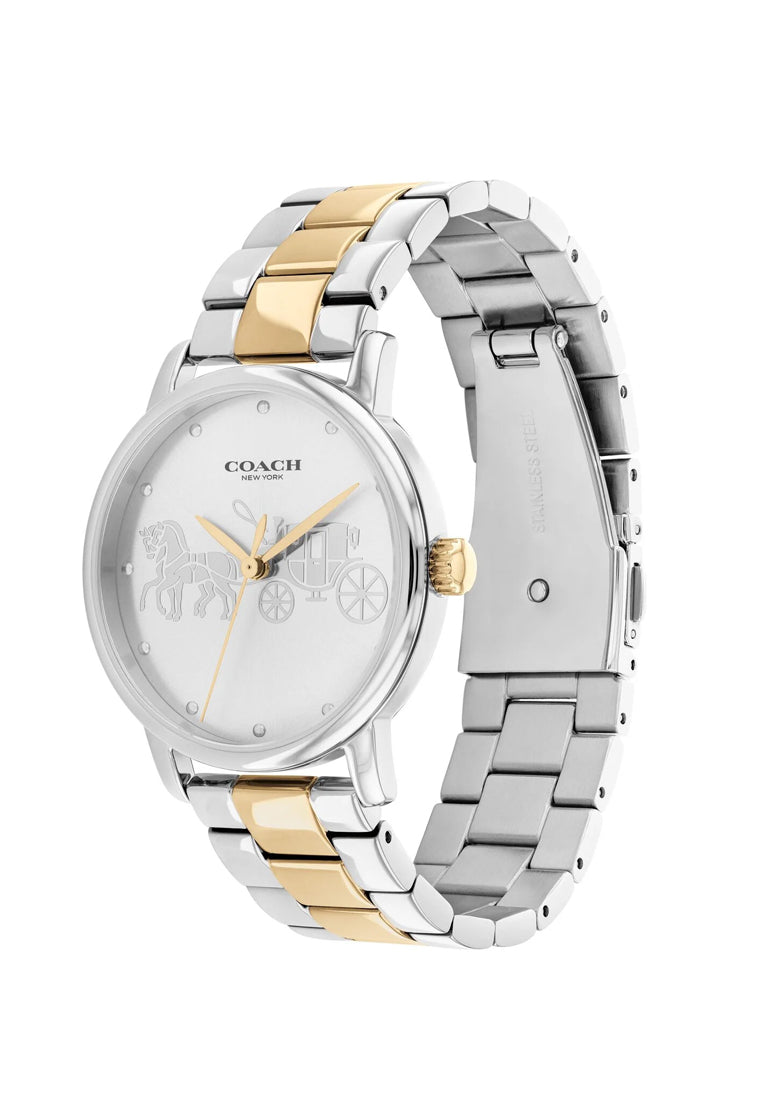 Coach Grand Ladies Watch (36mm) - Silver/Gold