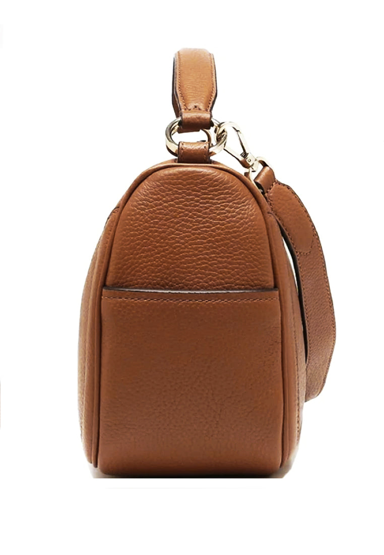 Kate Spade Smoosh Pebbled Leather Crossbody Bag - Brown