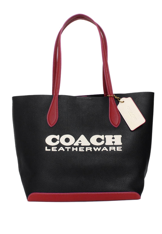 Coach Kia Tote In Colorblock - Black