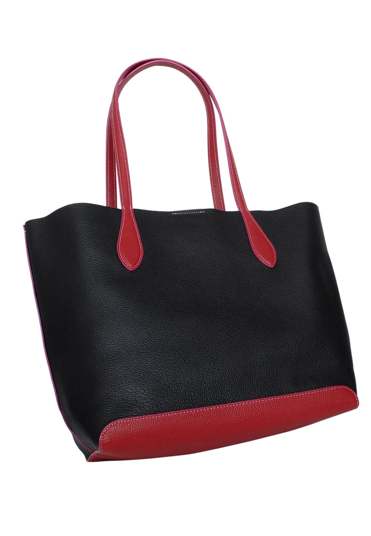 Coach Kia Tote In Colorblock - Black