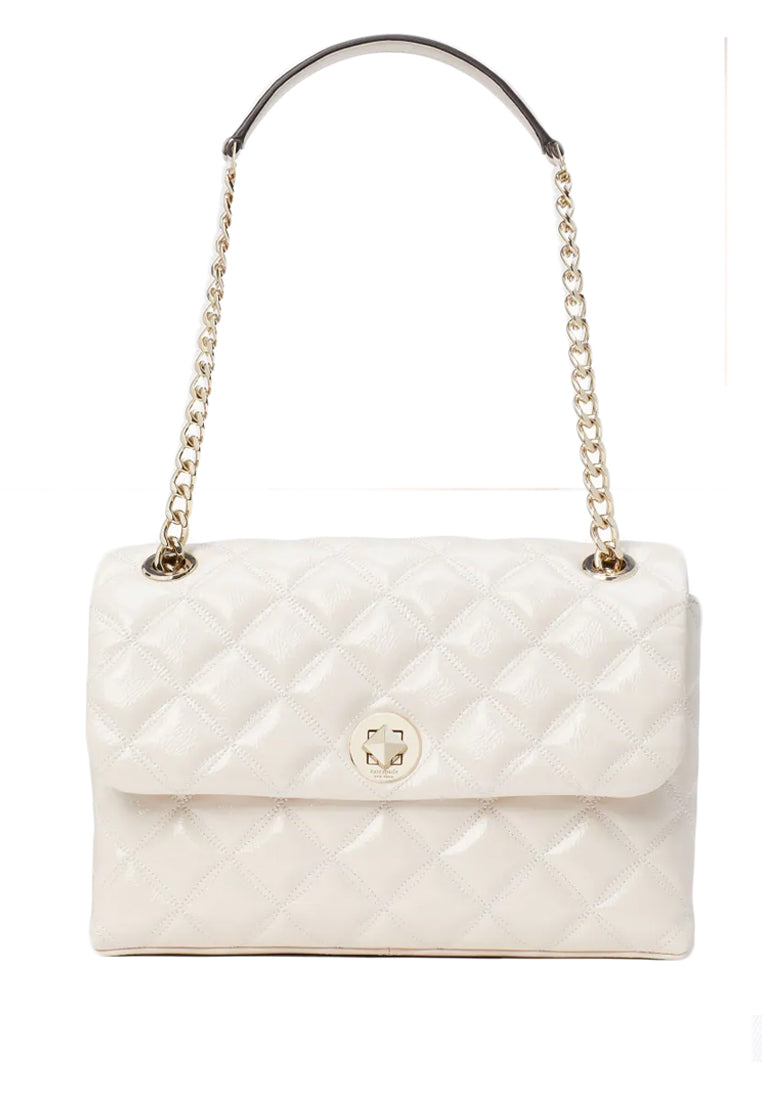 Kate Spade Natalia Medium Flap Shoulder Bag - White