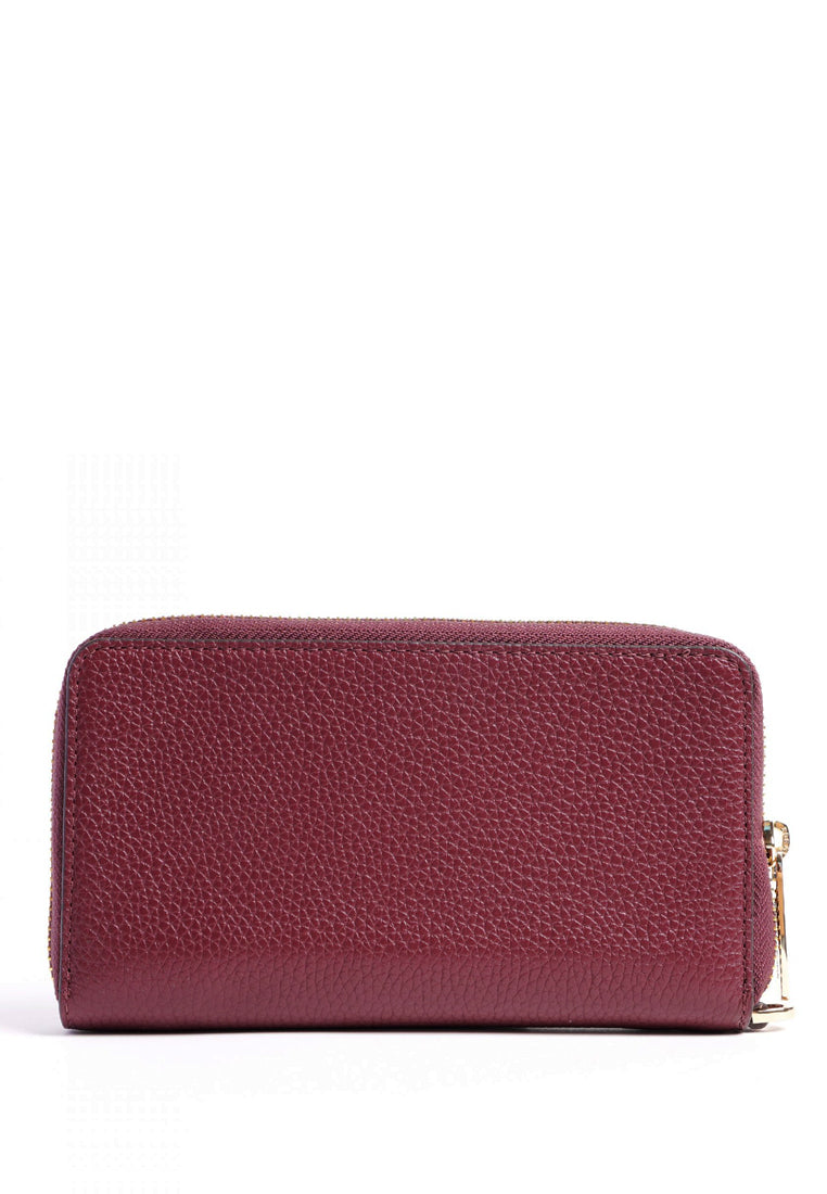 Michael Kors Jet Set Travel Large Flat Multifunction Phone Case Wallet - Merlot