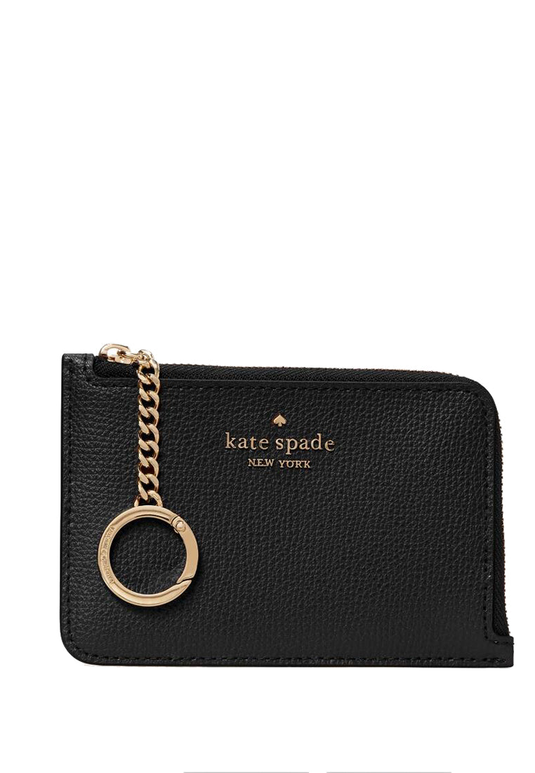 Kate Spade Darcy Medium L-Zip Card Holder - Black