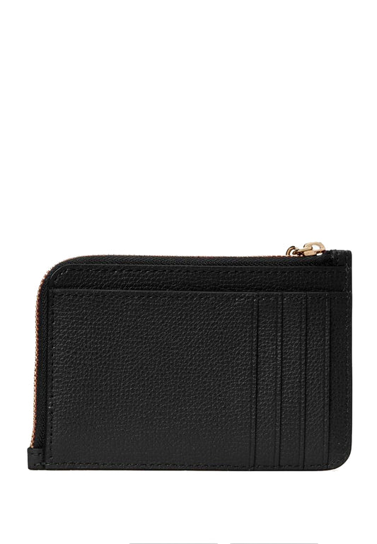 Kate Spade Darcy Medium L-Zip Card Holder - Black