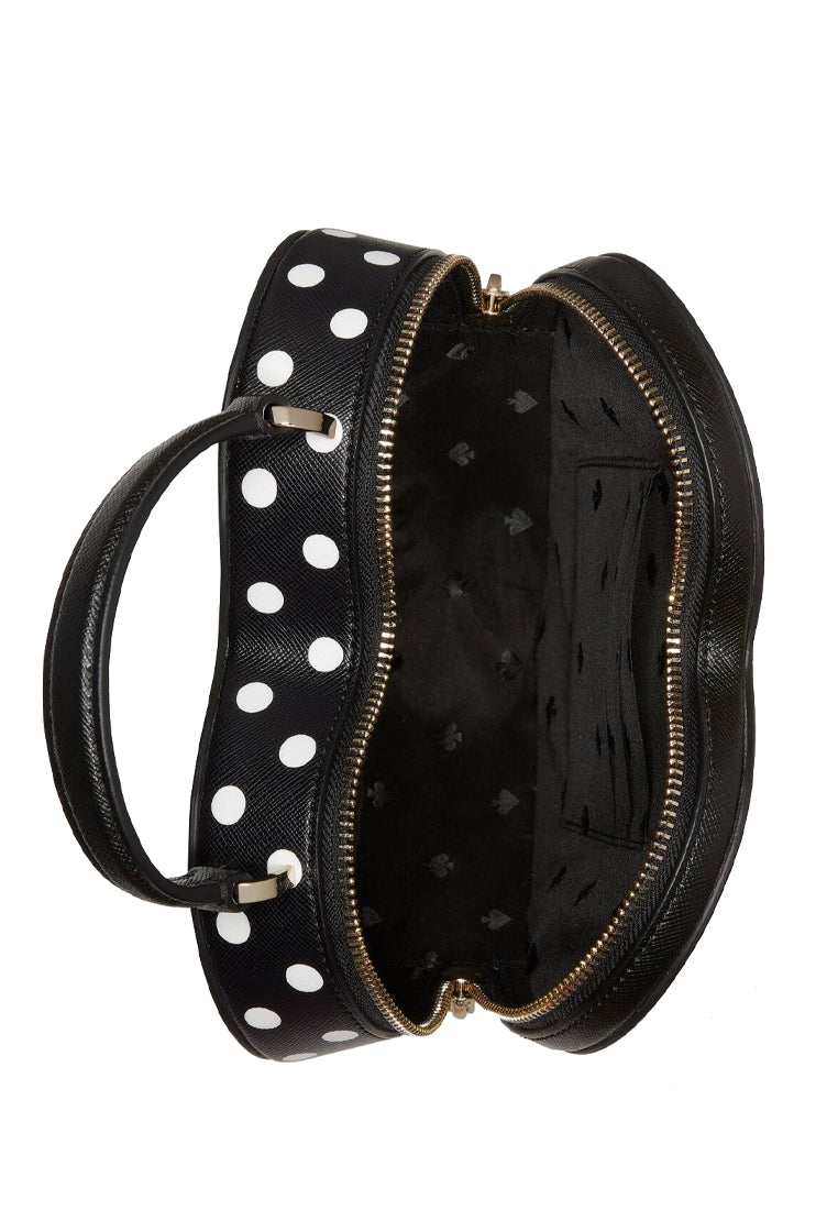 Kate Spade Love Shack Polka Dot Heart Crossbody - Black/Multi