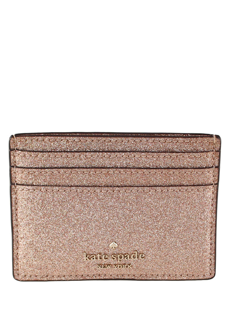 Kate Spade Tinsel Boxed Small Card Holder - Rose Gold