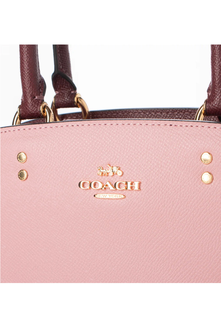 Coach Mini Lillie Carryall - Pink/Wine