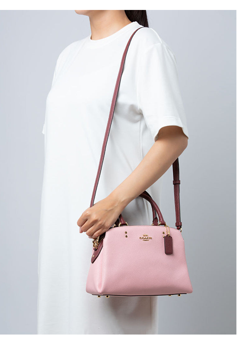 Coach Mini Lillie Carryall - Pink/Wine