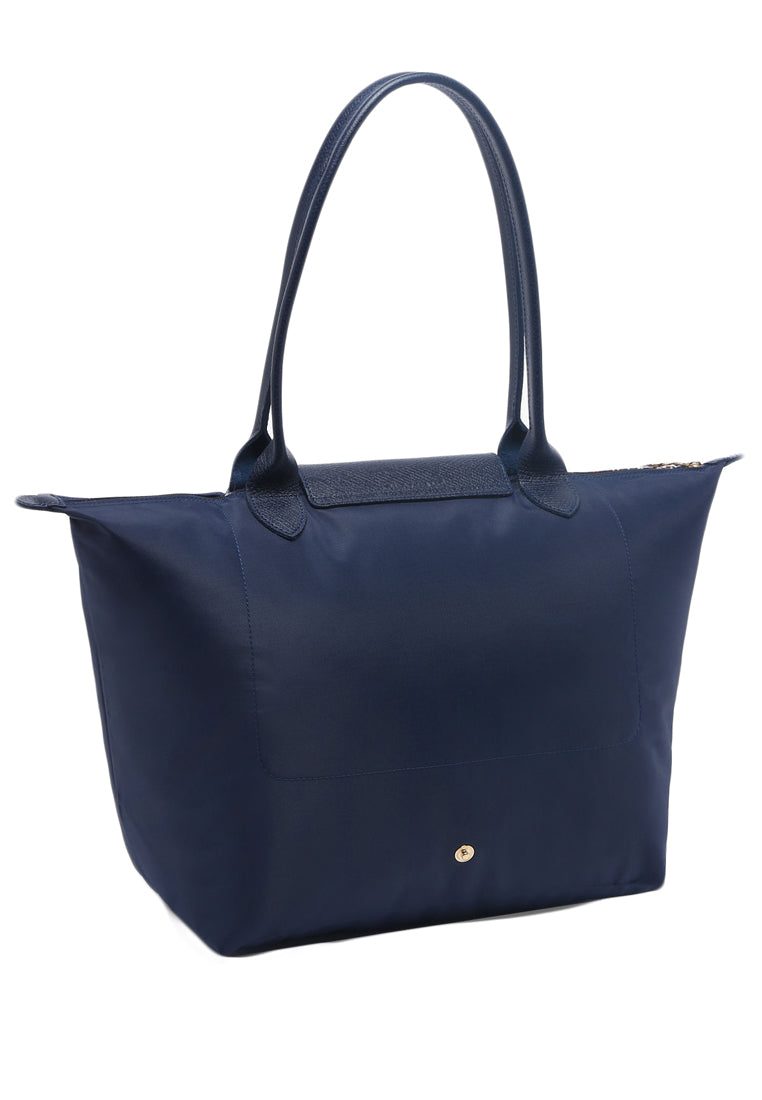 Longchamp Le Pliage Eiffel Tower Large Long Handle Handbag - Navy