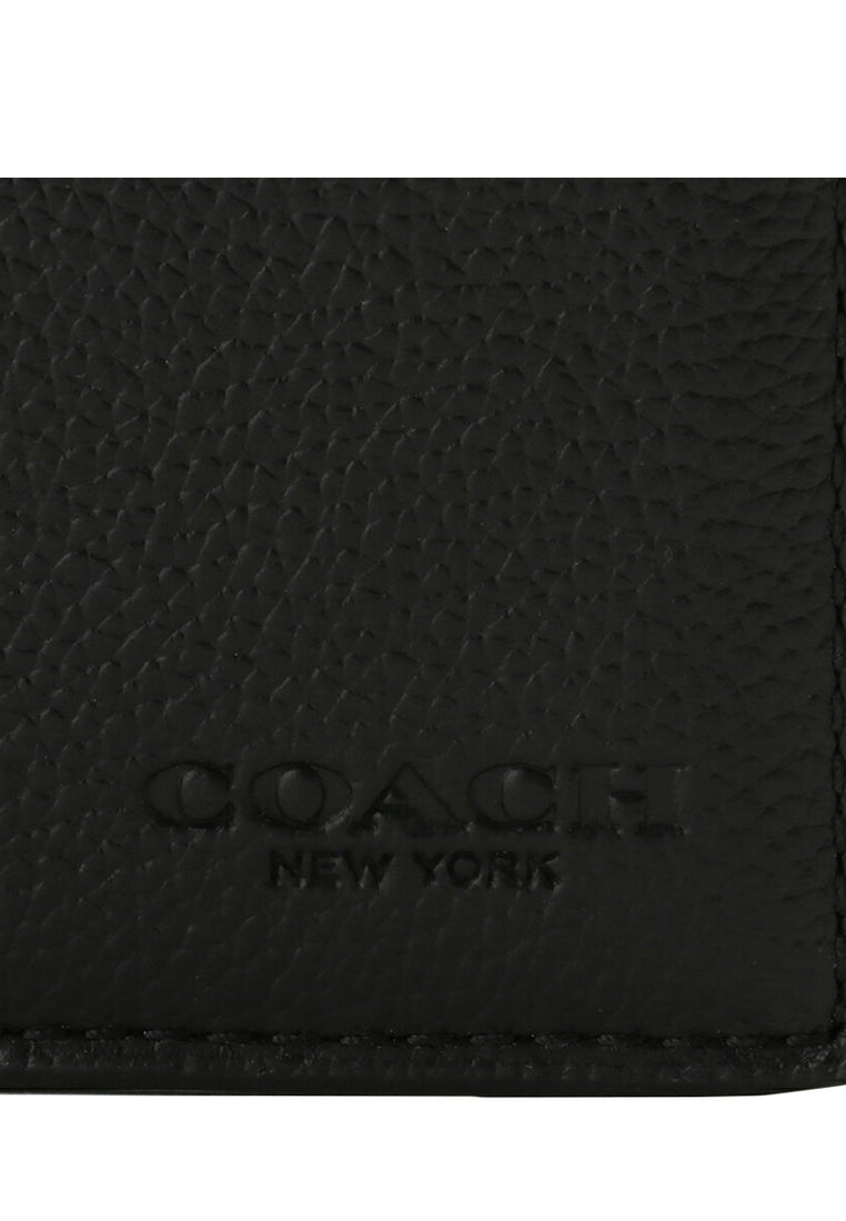 Coach Mens ID Billfold Wallet - Black