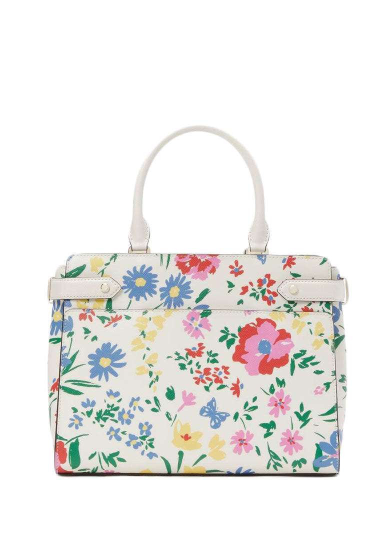 Kate Spade Staci Garden Bouquet Medium Satchel - Cream/Floral