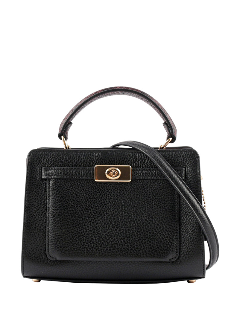 Coach Mini Lane Top Handle Bag - Black