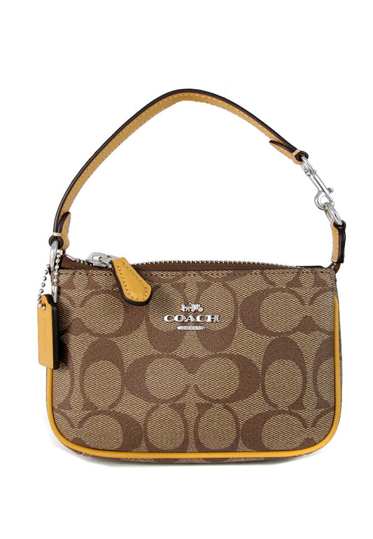 Coach Nolita 15 in Signature Canvas - Brown/Honeycomb