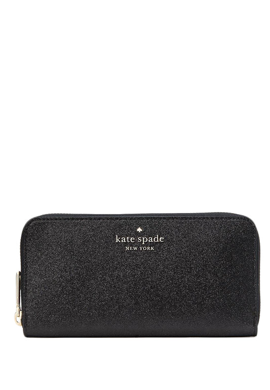 Kate Spade Tinsel Large Continental Wallet - Black