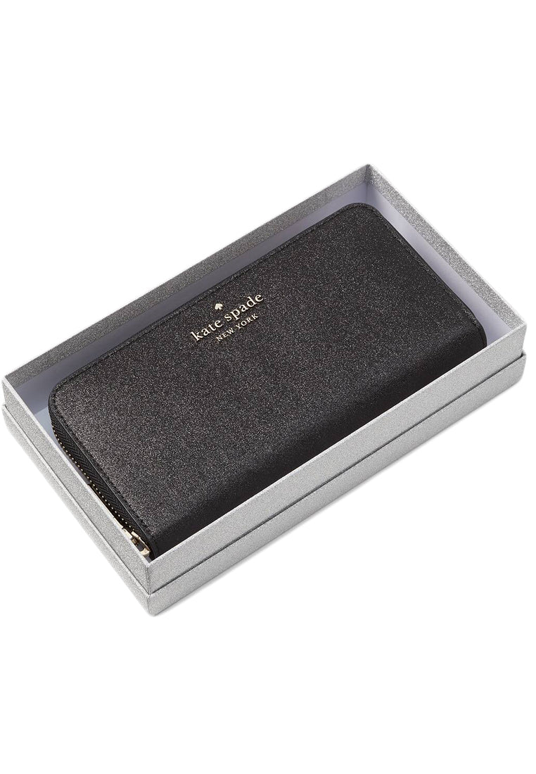 Kate Spade Tinsel Large Continental Wallet - Black