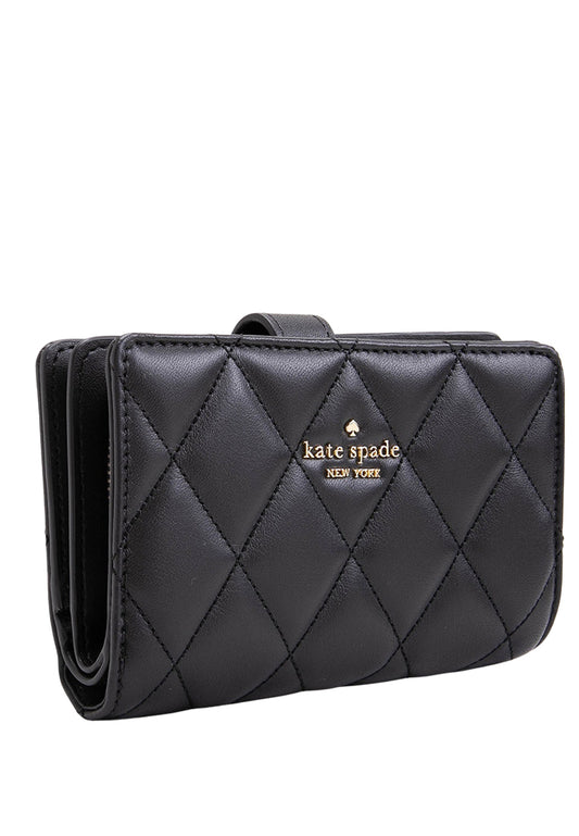 Kate Spade Carey Medium Compartment Bifold Wallet - Black