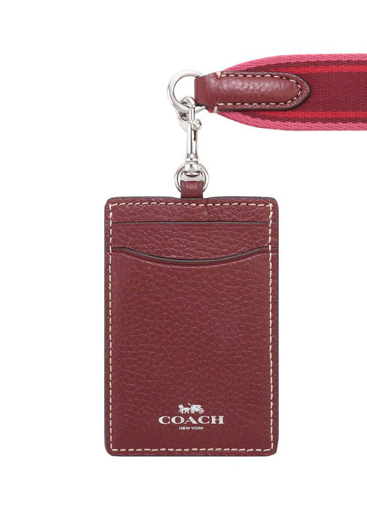 Coach ID Lanyard - Wine