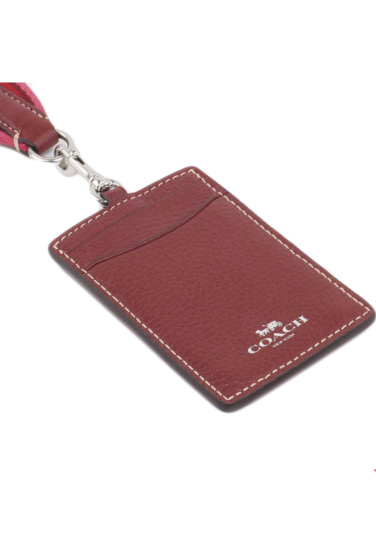 Coach ID Lanyard - Wine