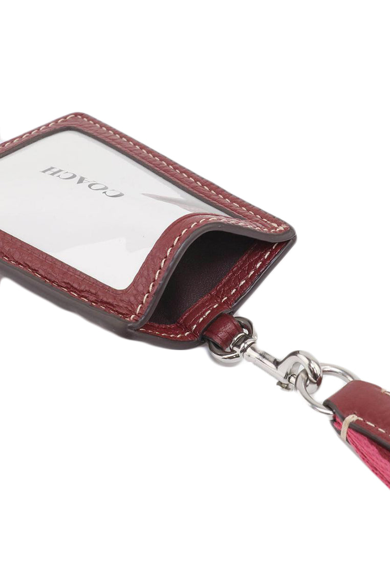 Coach ID Lanyard - Wine