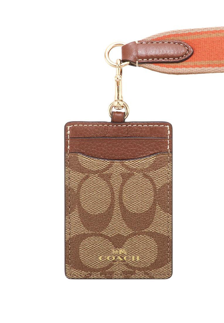 Coach ID Lanyard - Brown