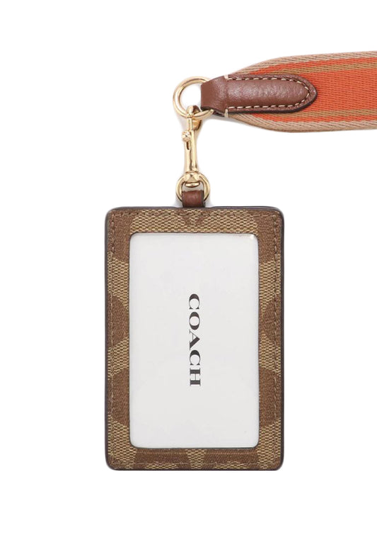 Coach ID Lanyard - Brown