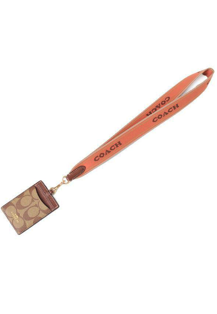 Coach ID Lanyard - Brown