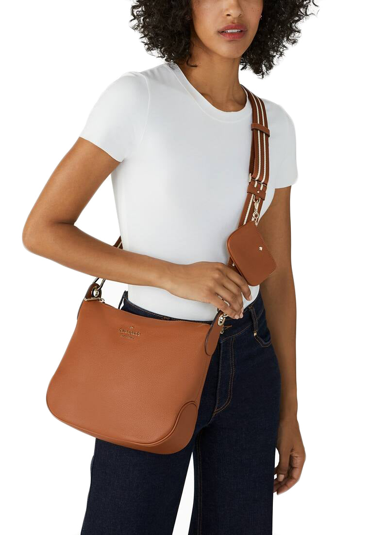 Kate Spade Rosie Pebbled Leather Crossbody - Brown