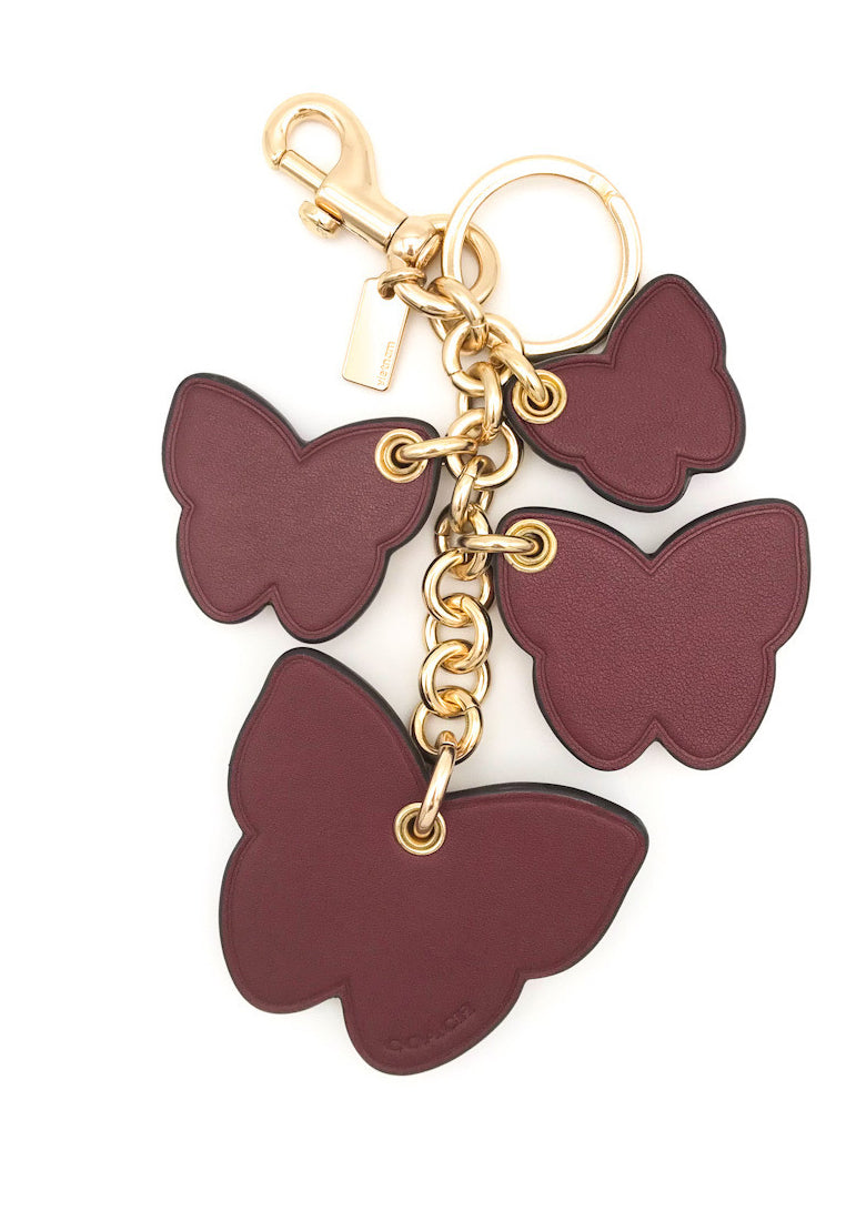 Coach Butterfly Cluster Bag Charm - Pink