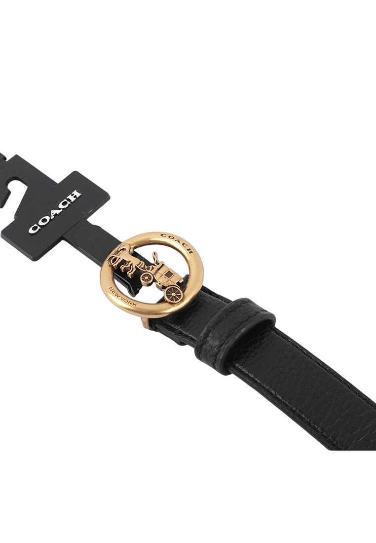 Coach Horse & Carriage Belt 25MM - Black