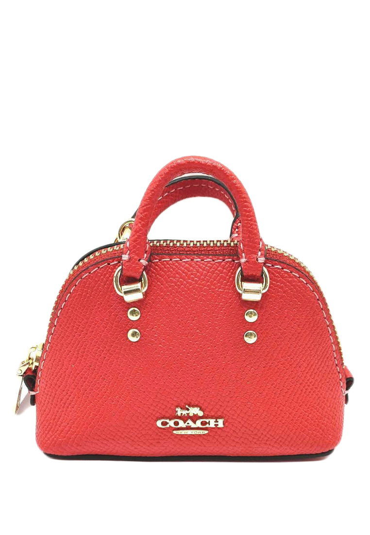 Coach Mini Katy Satchel Bag Charm - Miami Red