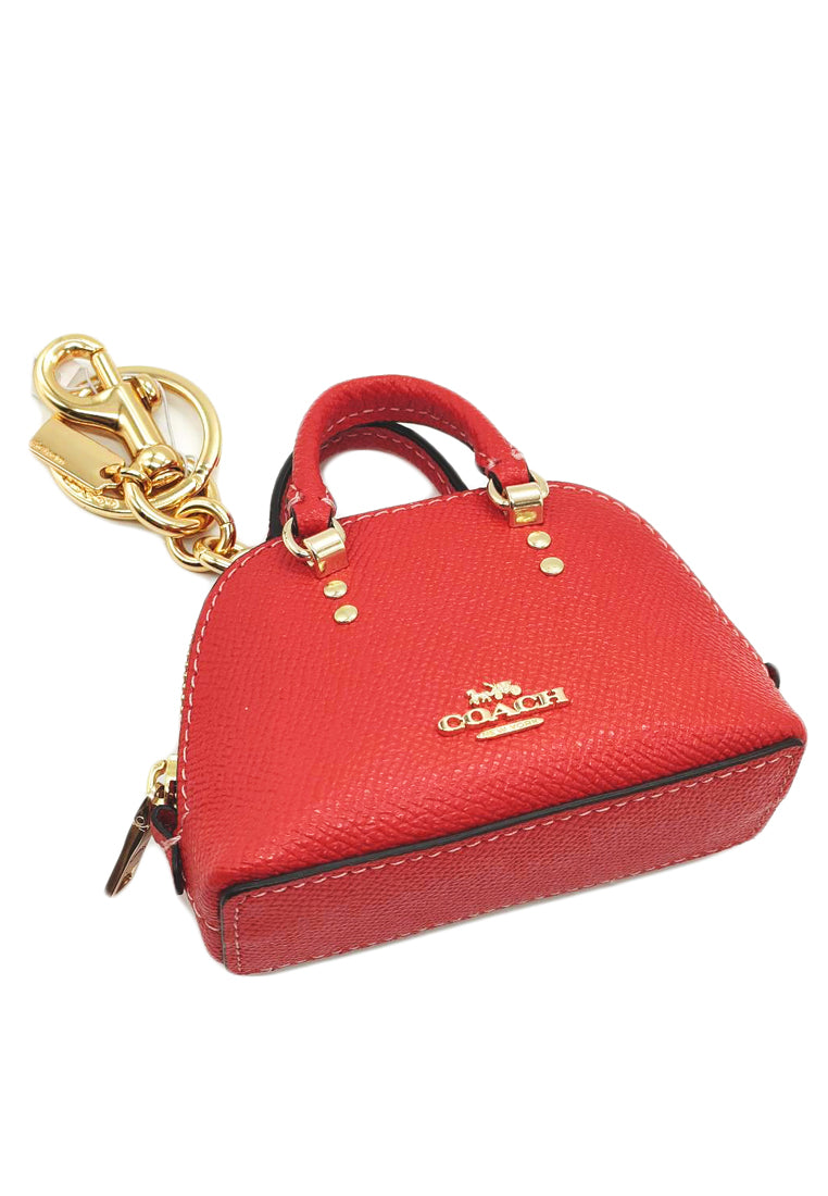 Coach Mini Katy Satchel Bag Charm - Miami Red